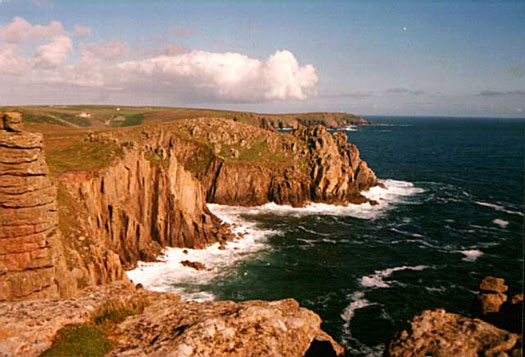 Maen Cliff from Coastguard's Lookout