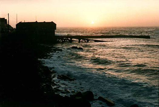 Lifeboat Station Sunset