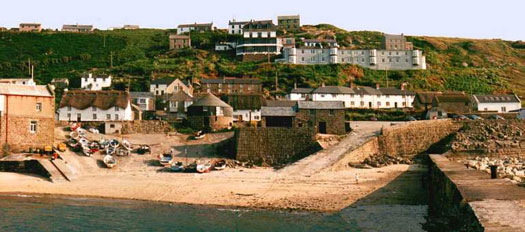 Sennen Cove harbour from the breakwater