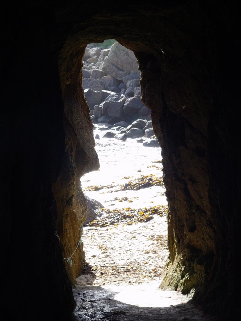 View from passageway at Porthgwarra